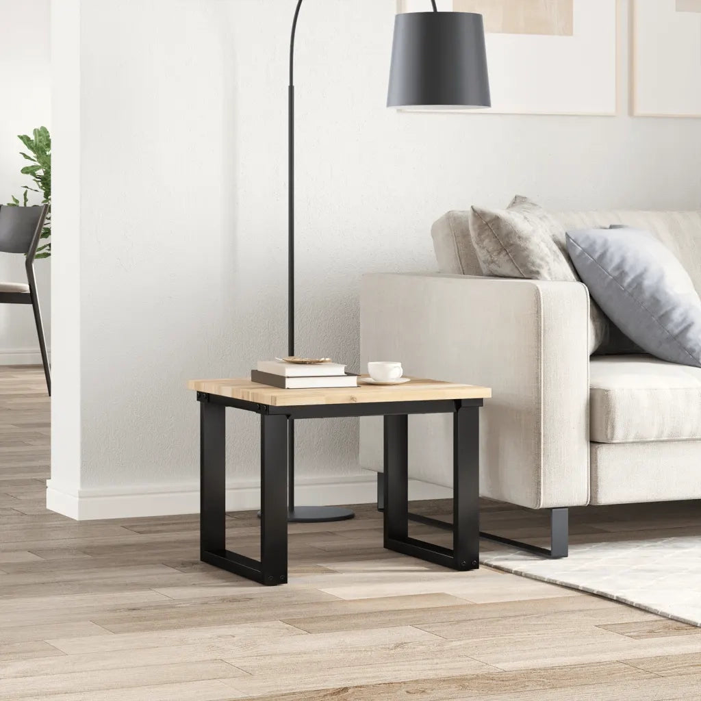 Piano Tavolo | Superficie Tavolo | Piano Scrivania Quadrato 50x50x2 cm in Legno Massello di Acacia