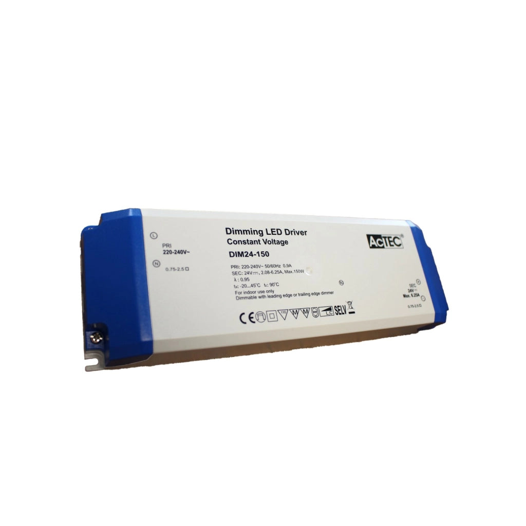Alimentatore Dimmerabile Con Triac Dimmer Taglio di Fase DC 24V 100W Per Striscia Led 24V DIM24-150