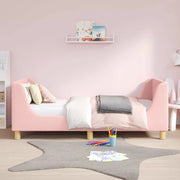 Struttura letto bambini con testata Rosa 80 x 160 cm