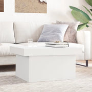 Tavolino da Salotto Bianco 100x55x40 cm in Legno Multistrato