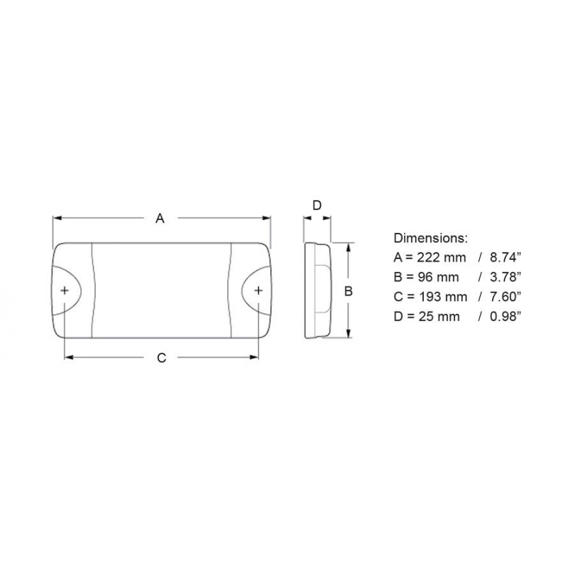 LUCE DURALED 50 BIANCA WHITE LIGHT