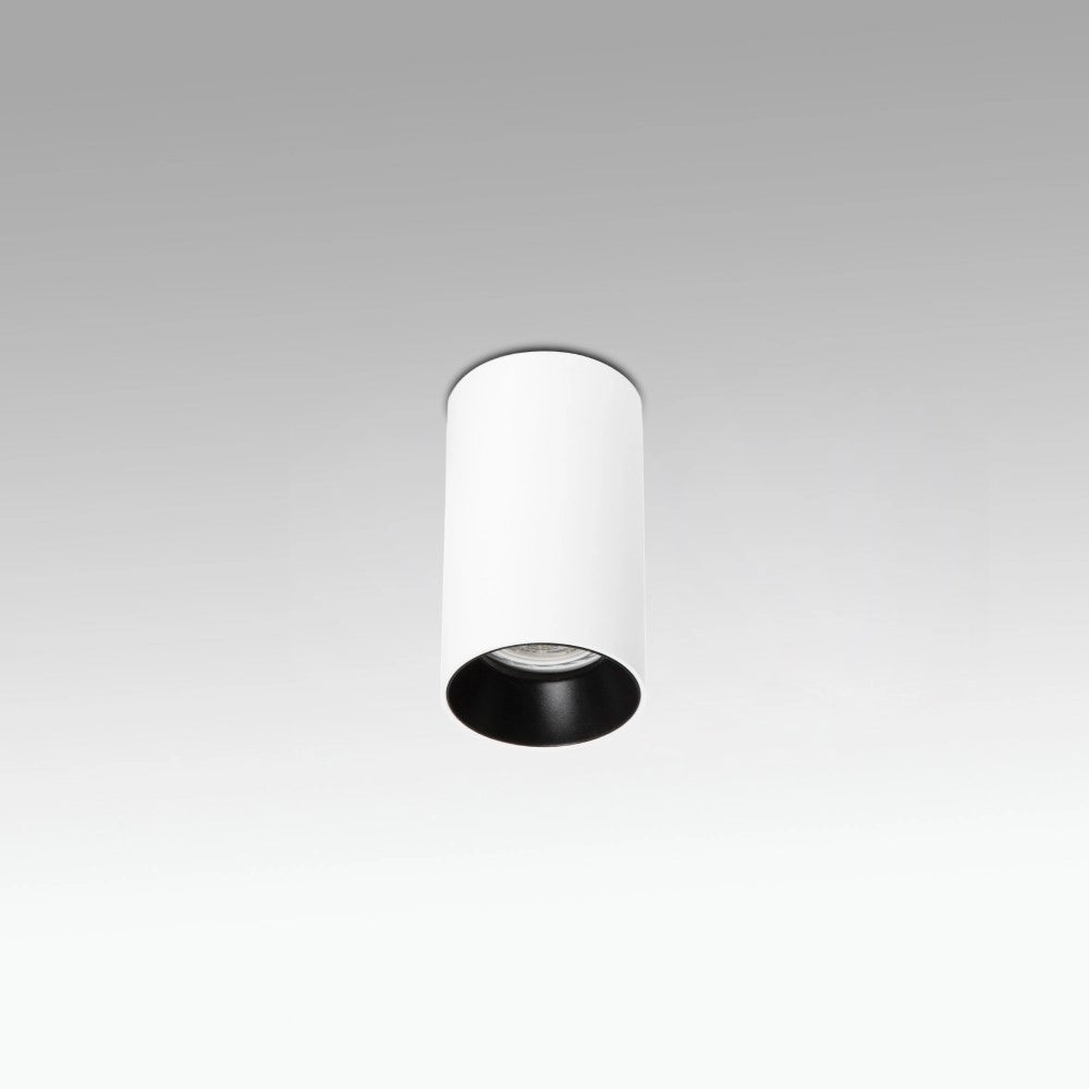 Faro Barcelona - Lampada plafoniera Stan GU10 max 5W - Metallo Verniciato, Installazione a Soffitto, lampadina esclusa - Bianca