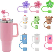 Copertura rietellare in silicone riciclabile - 9 pezzi - Per tazza Stanley Cup - 10 mm - Protezioni per manici di bicchiere - Compatibile con 30 e 40 oz - Accessori