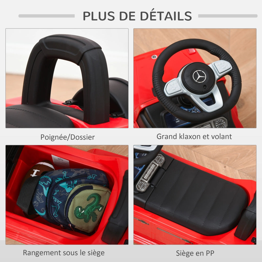 Camioncino Bambini Mercedes Benz Push and Go ¨C zephmum ¨C Rosso
