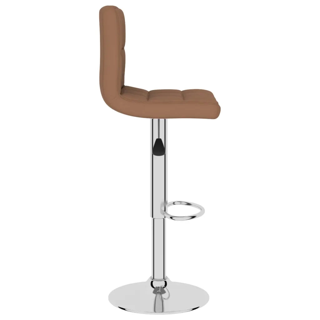 Sgabelli da Bar 2 pz Marroni in Tessuto cod mxl 57301