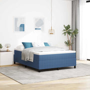 Struttura letto piattaforma-Giroletto-Rete del Letto Blu 140 x 200 cm Tessuto in Cords