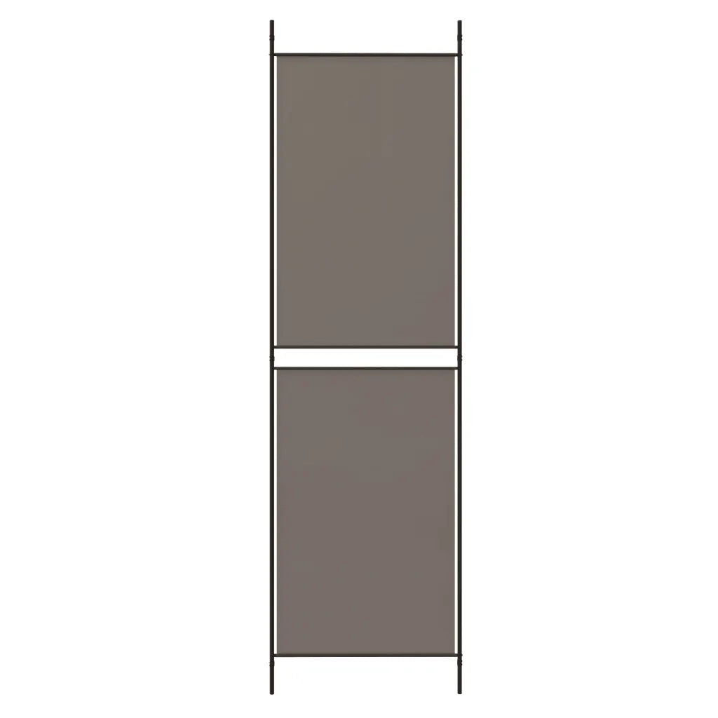Divisorio a 6 Pannelli Antracite 300 x 180 cm Tessuto 350224