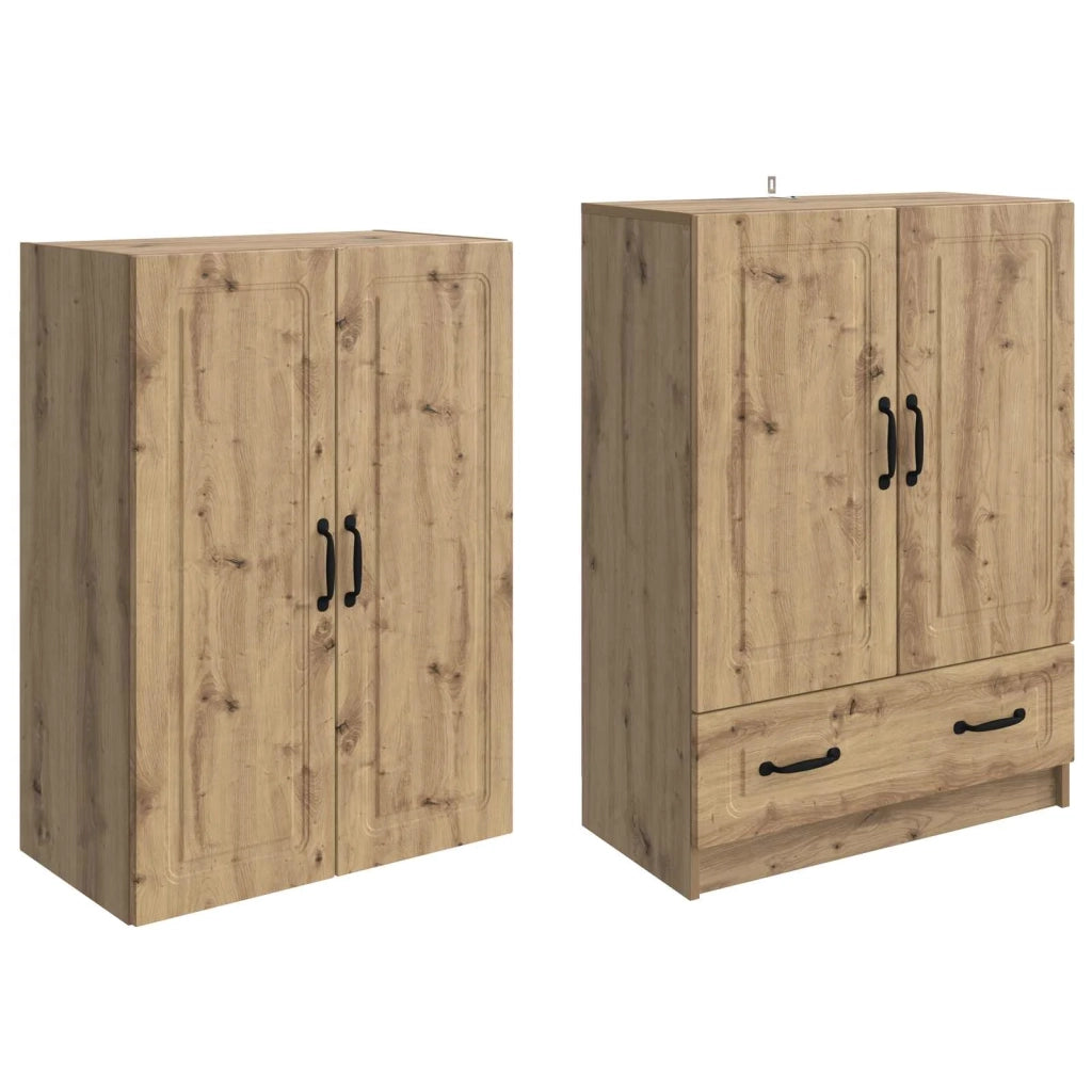 Set di armadi 2 pcs Rovere Artigianale Legno ingegnerizzato 3416942
