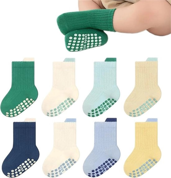 Calze antiscivolo per bambini, calze respiranti per bambini (3-5 anni)