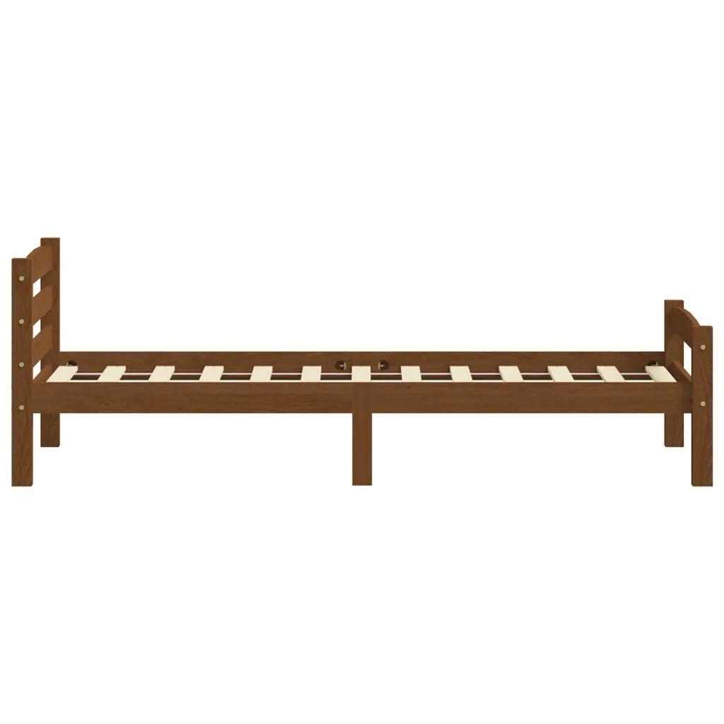 Giroletto senza Materaso Ambrato in Legno di Pino 100x200cm 322076