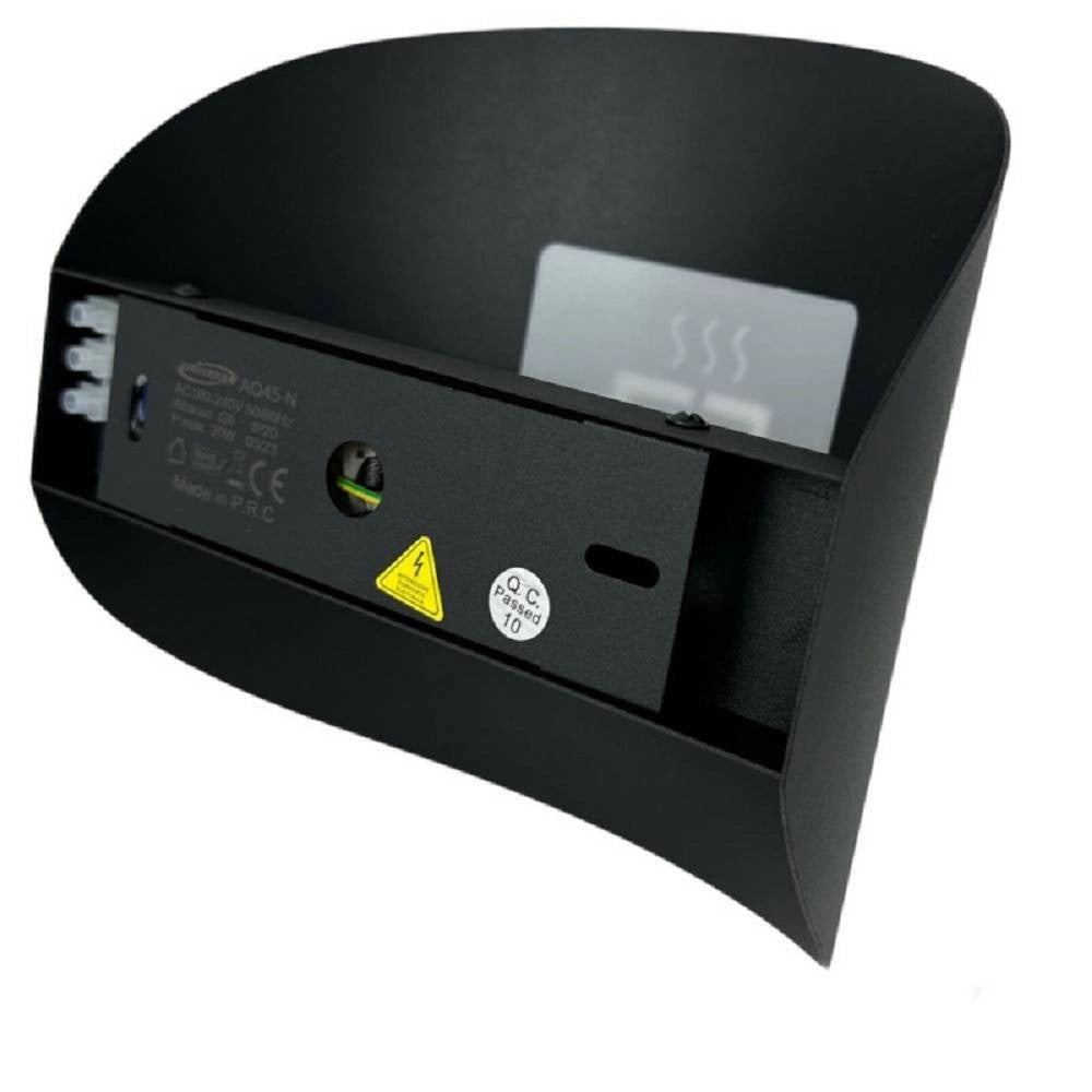 Trade Shop - Applique A Parete Con Raffigurazione Tazza Del Caffè Lampada Attacco G9 Ip20 Aq45 - Nero