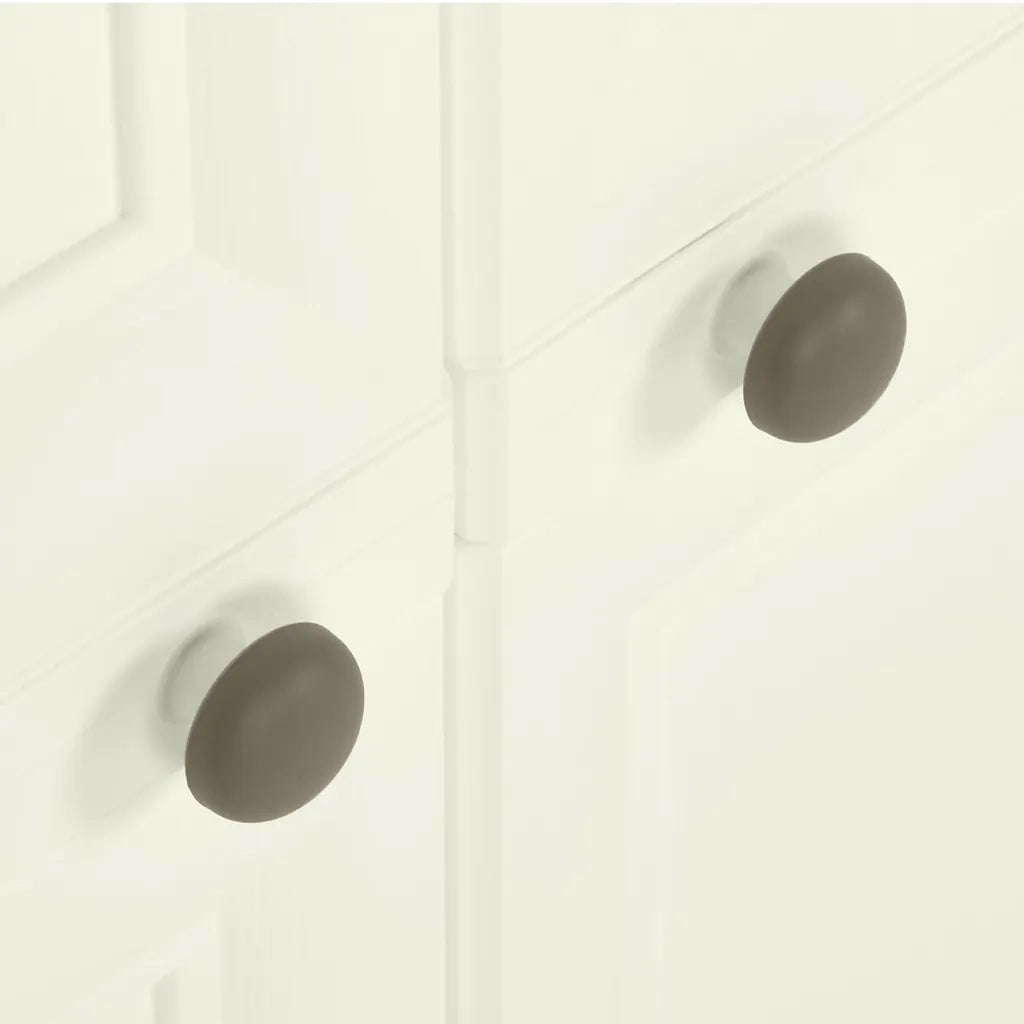 Armadietto in Plastica 79x43x85,5 cm Effetto Legno Vaniglia 340595