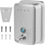 Dispensatore di sapone per doccia in acciaio inossidabile 500 ml - Lussuoso e pratico per bagno e cucina