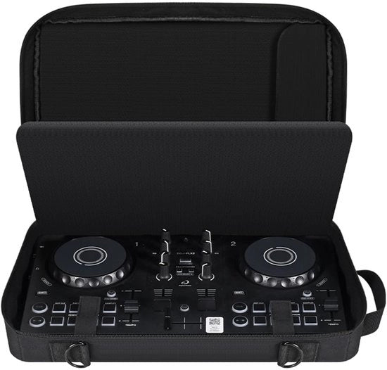 Borsa per controller DJ - Tasca da spalla/zaino - Adatta per DJControl Inpulse 200 MK2/DDJ-FLX2 - Nero - PE/Polyester/velluto - Borsa da viaggio portatile - Borsa DJ