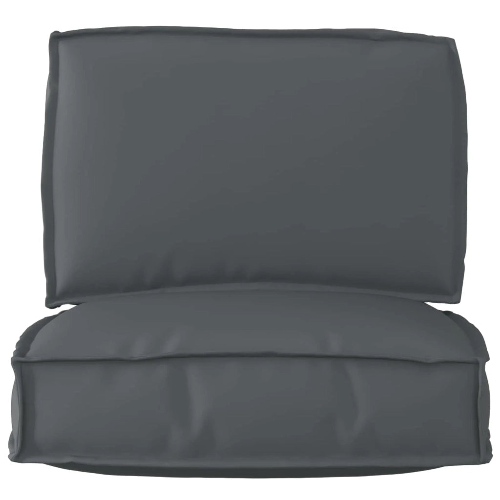 Set di Cuscini per Pallet 2 pcs Antracite Tessuto Oxford 3329049