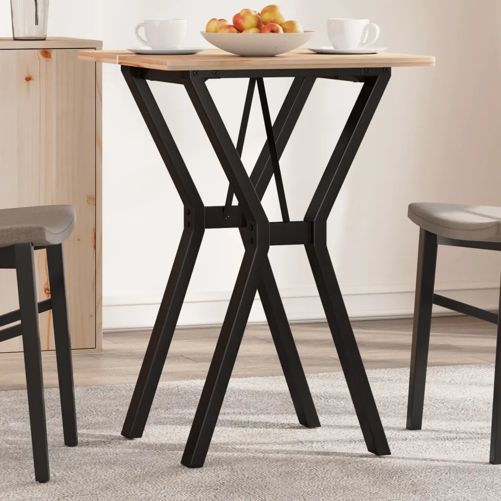 Telaio Gambe a Y per Tavolo da Pranzo 40x40x73 cm in Acciaio 357927