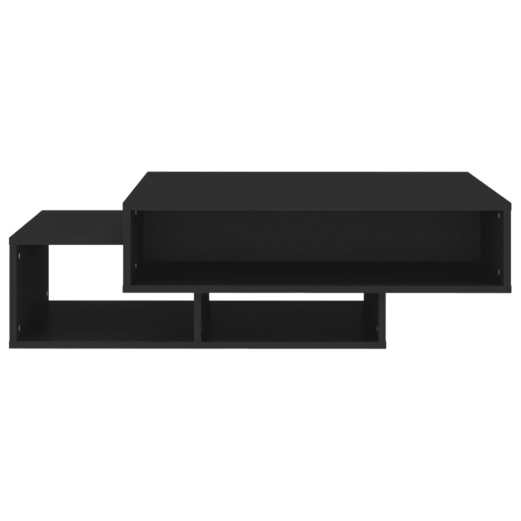 Tavolino da Salotto Nero 105x55x32 cm in Truciolato 808523