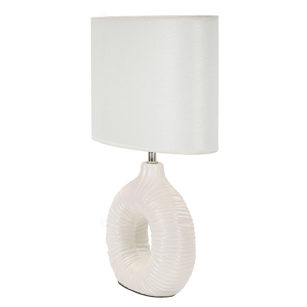 Mirny, Lampada da Tavolo Necessaria 1 Lampadina, Bianco