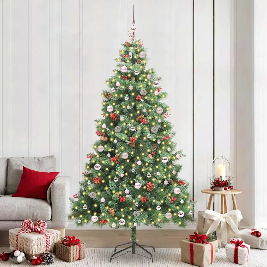 Albero di Natale artificiale Verde 240 cm PVC e Metallo 3395154
