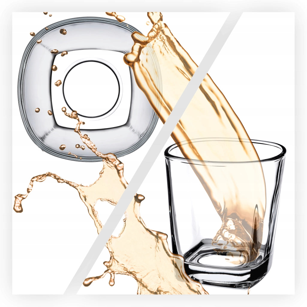 Bicchieri KADAX per bevande, whisky, succhi di frutta, set da 6 bicchieri, 250 ml