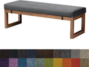Cuscino per Sedia - Comfortevole e Pratico - 1 pezzo - Verde Scuro - 110x35x5cm