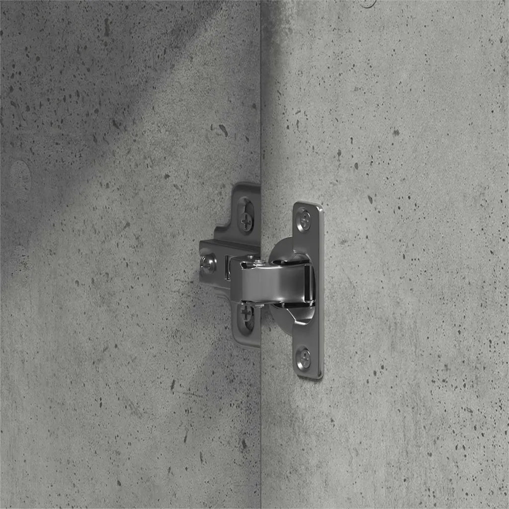 Guardaroba Grigio cemento 55 x 25 x 189 cm Legno multistrato 3334011