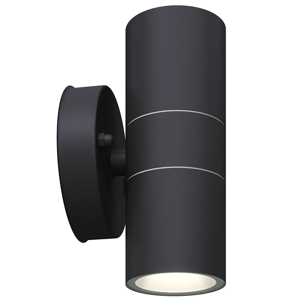 Applique LED Parete 2 pz Acciaio Inox Proiezione Alto/ Basso 42417