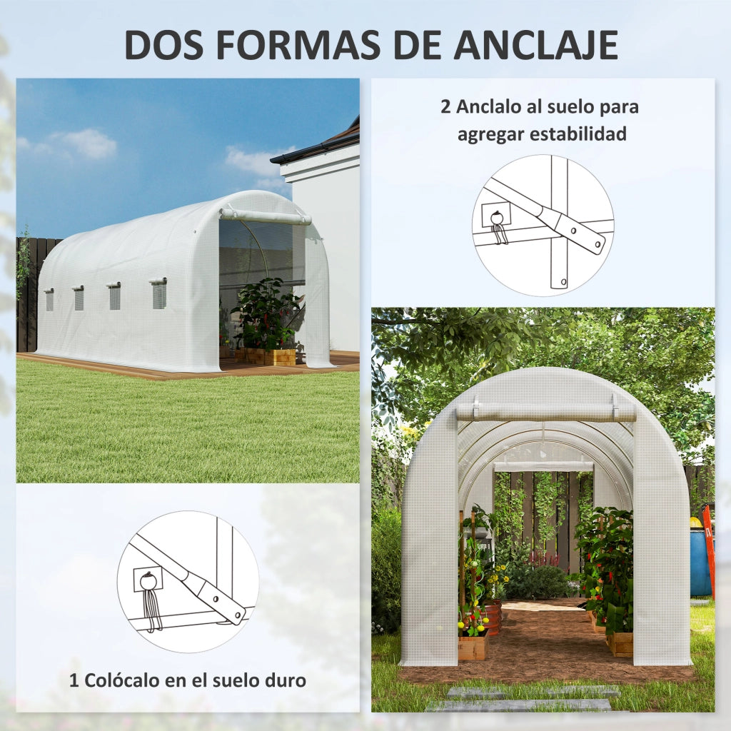 Serra Tunnel 500x200x205 cm ¨C zephmum ¨C Bianco