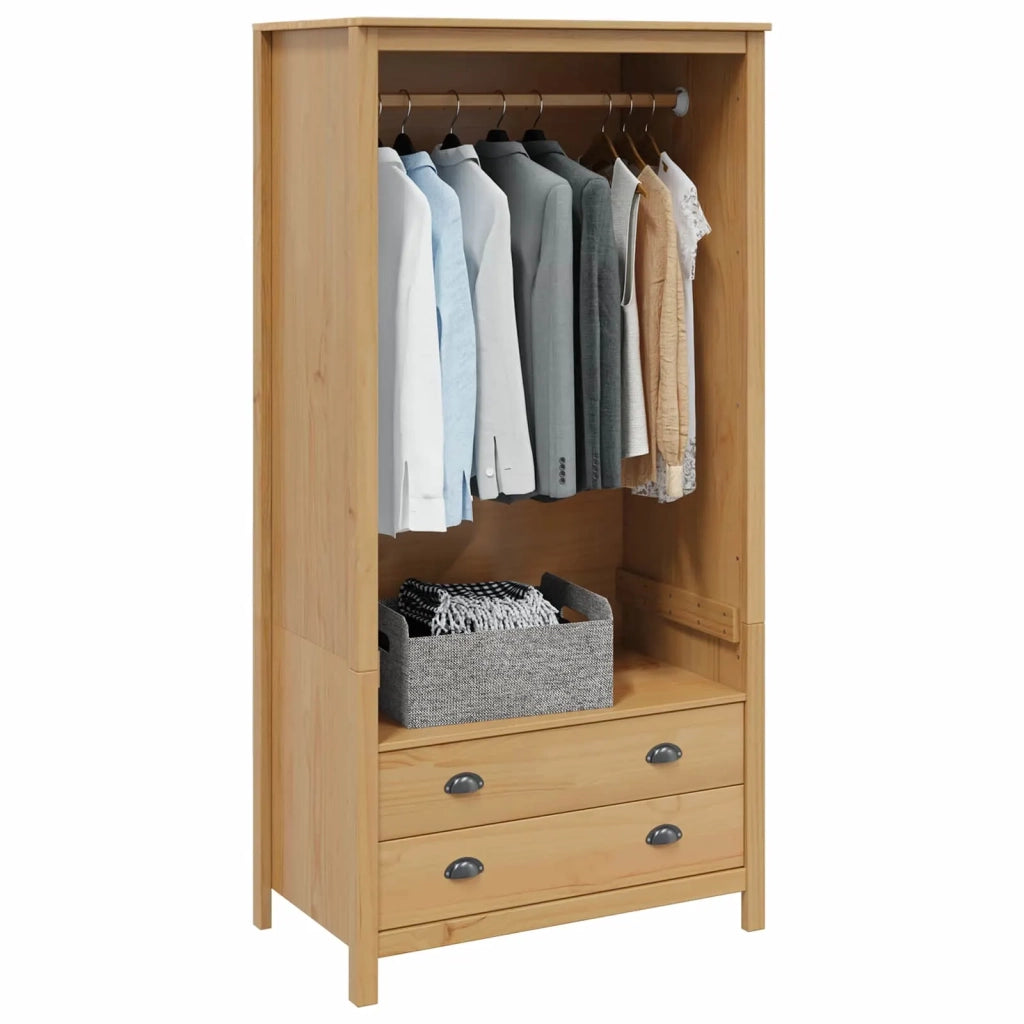 Guardaroba con cassetto HILL Marrone miele 84 x 50 x 170 cm 42025042
