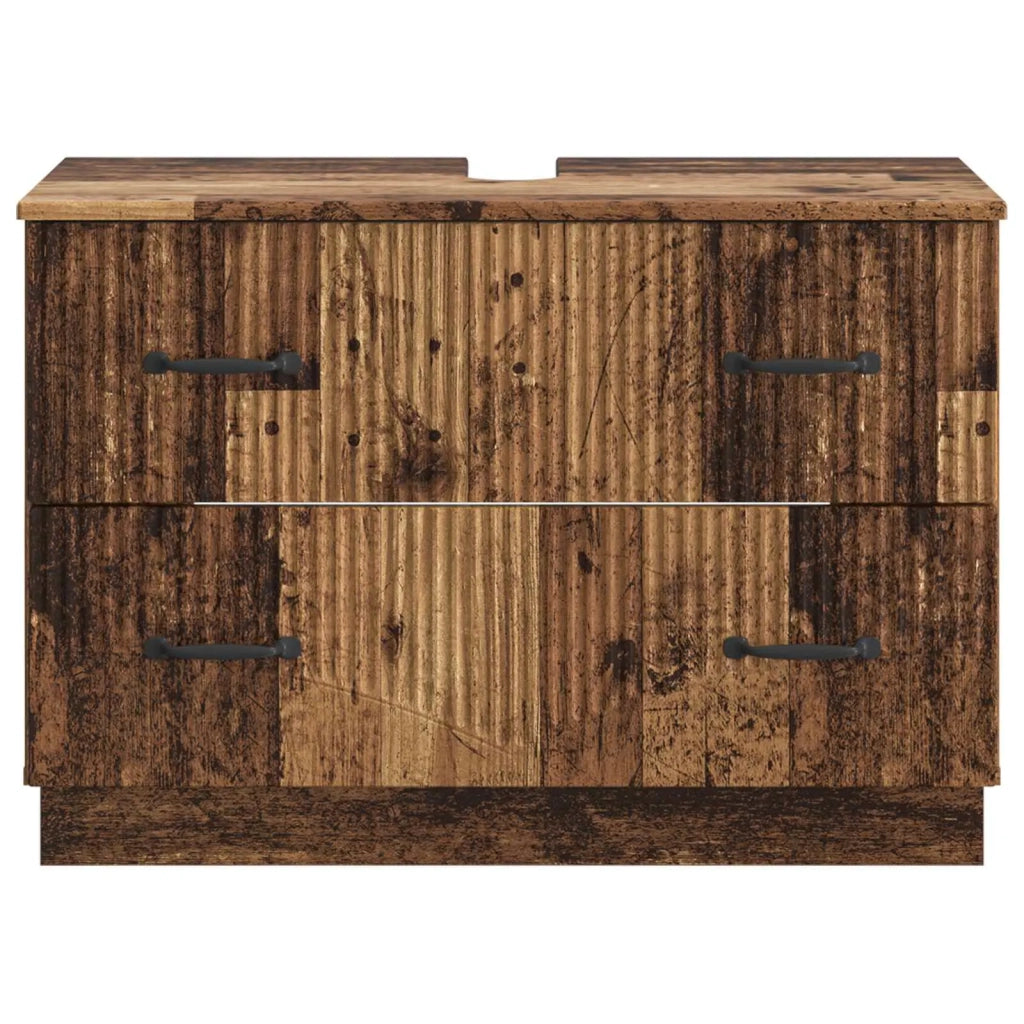 Armadio per Lavabo da Bagno HOORN Legno antico 82 x 41 x 56 cm 897243