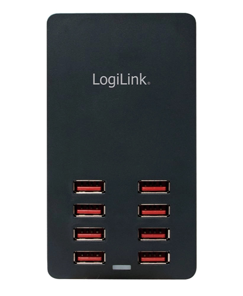 Caricatore da Tavolo a 8 porte USB 44W Nero