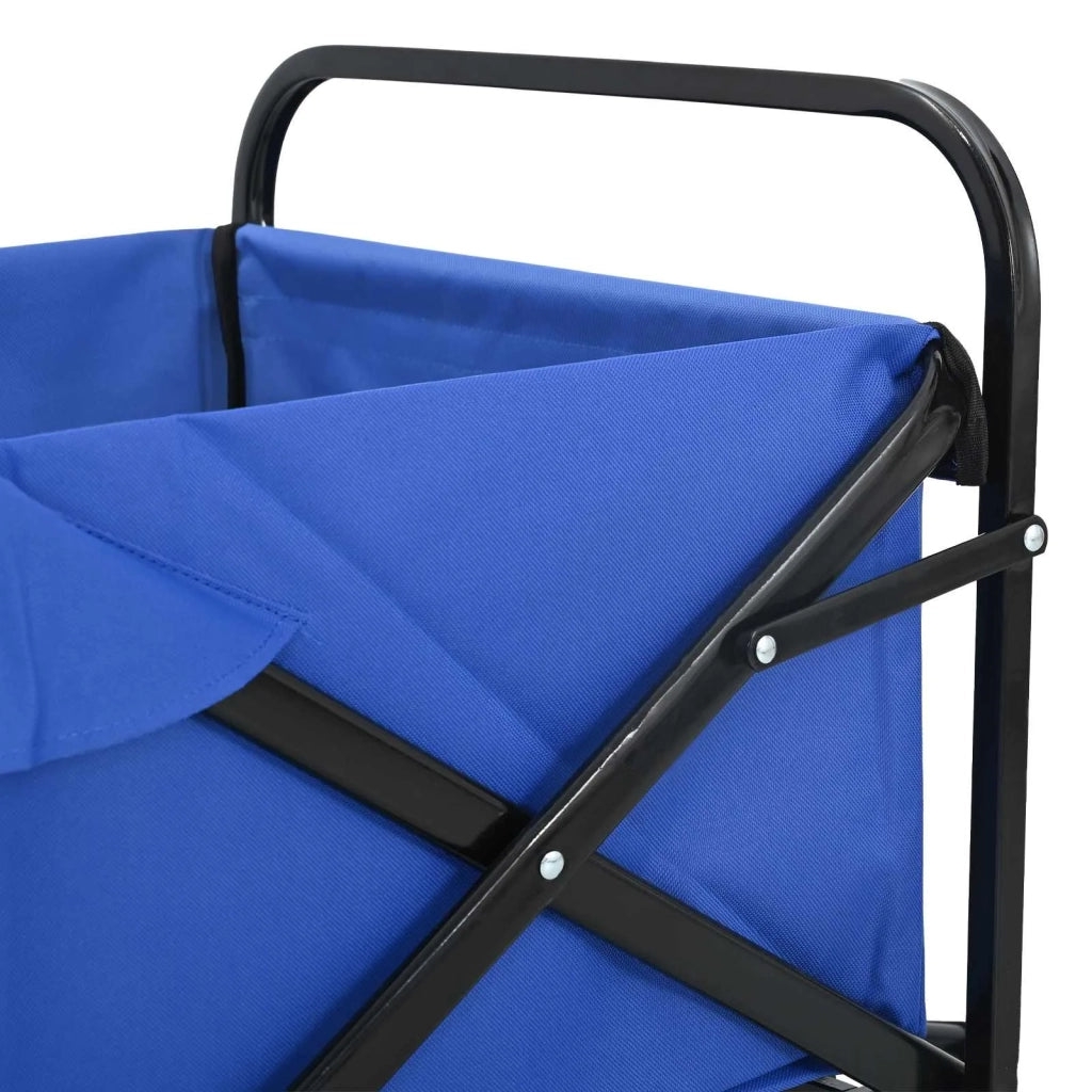 Carrello Pieghevole Blu 89 x 63 x 96 cm CFW4059107