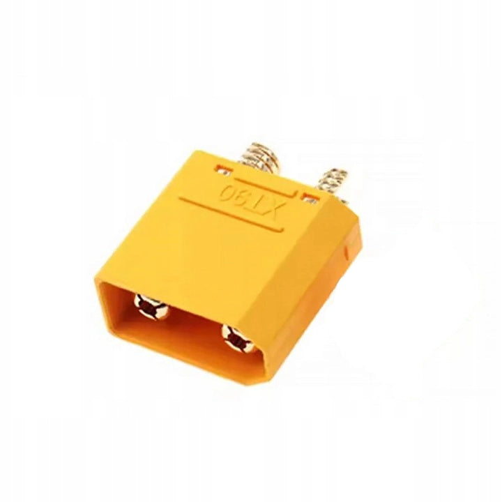 Connettore AMASS XT90 – Alta Corrente 40A | Oro, 2 Pin, 500V | Per Modellismo, Droni, RC, Progetti DIY