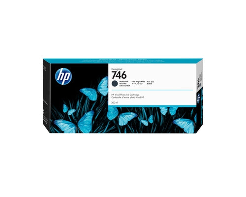 HP Cartuccia di inchiostro nero opaco DesignJet 746 da 300 ml