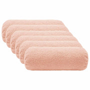 Federa 6 pcs HEERLEN Rosa Ø 15 x 40 cm Bouclé 923270