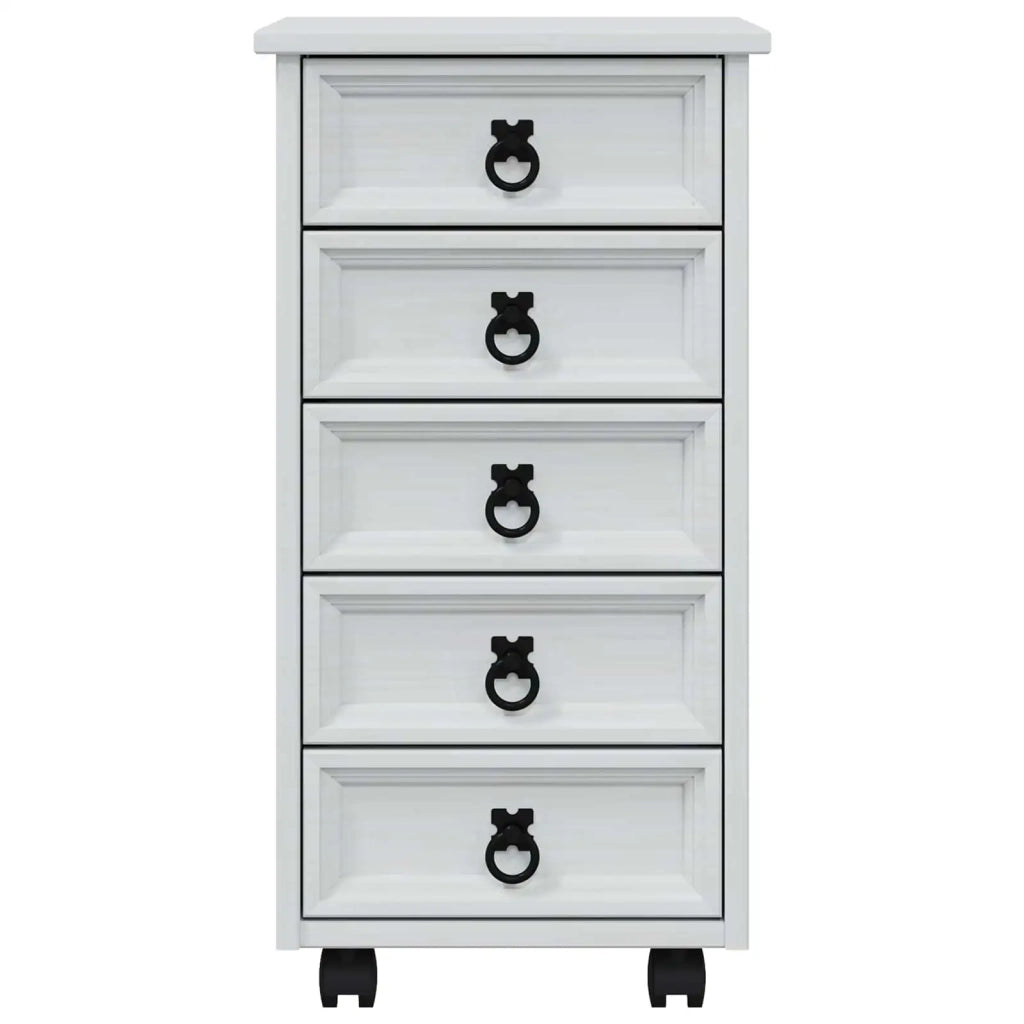 Armadietto Rotolante con Cassetti CORONA Bianco 42040532