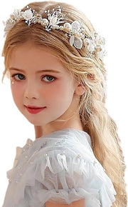 Accessori per la sposa con nastri di vetro in oro per matrimonio - Accessorio per capelli per donne e ragazze