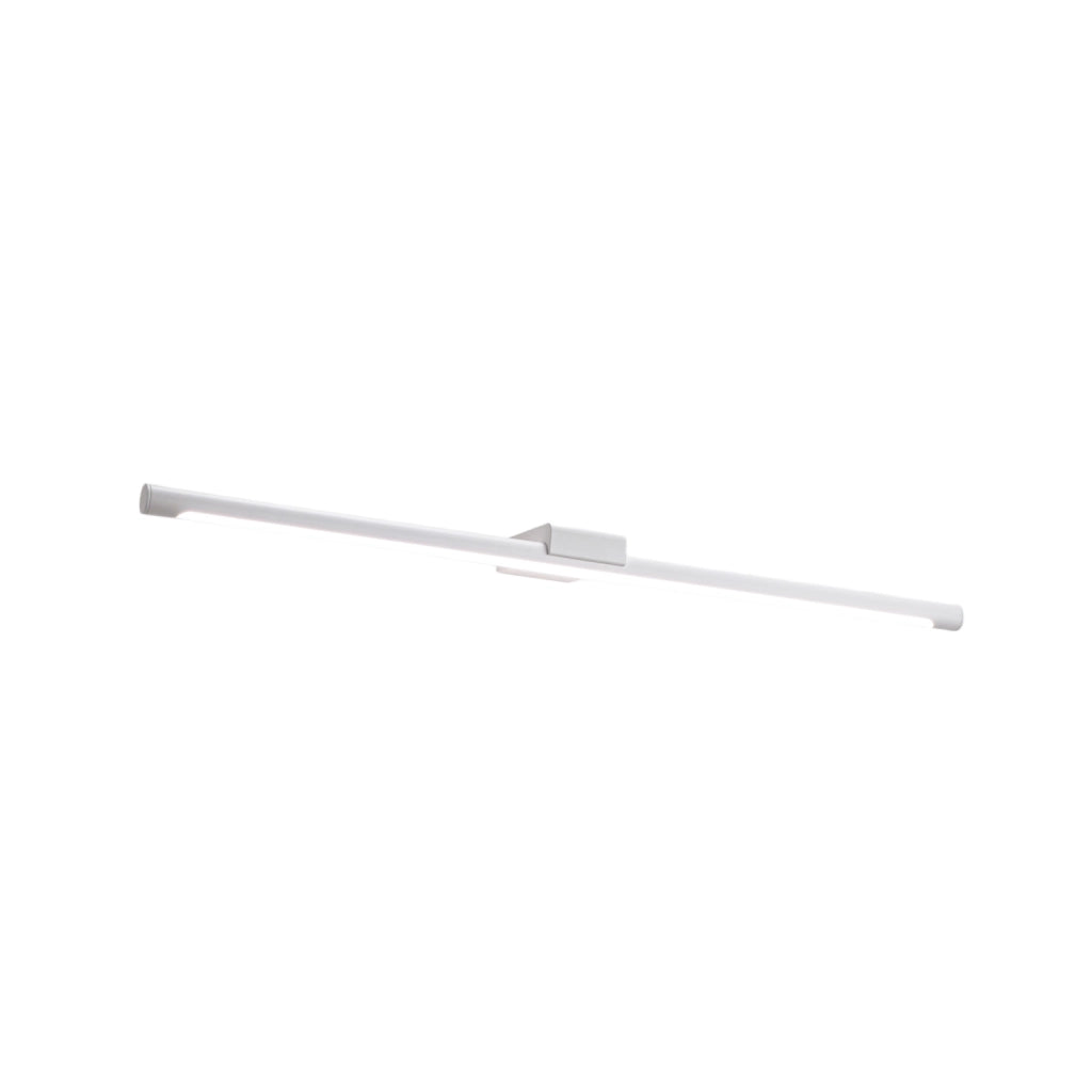 Lampada a Parete LED Indiretta GAP 24W 2550lm 3000K Alluminio Bianco Opaco IP44 Dimmerabile - Gealuce