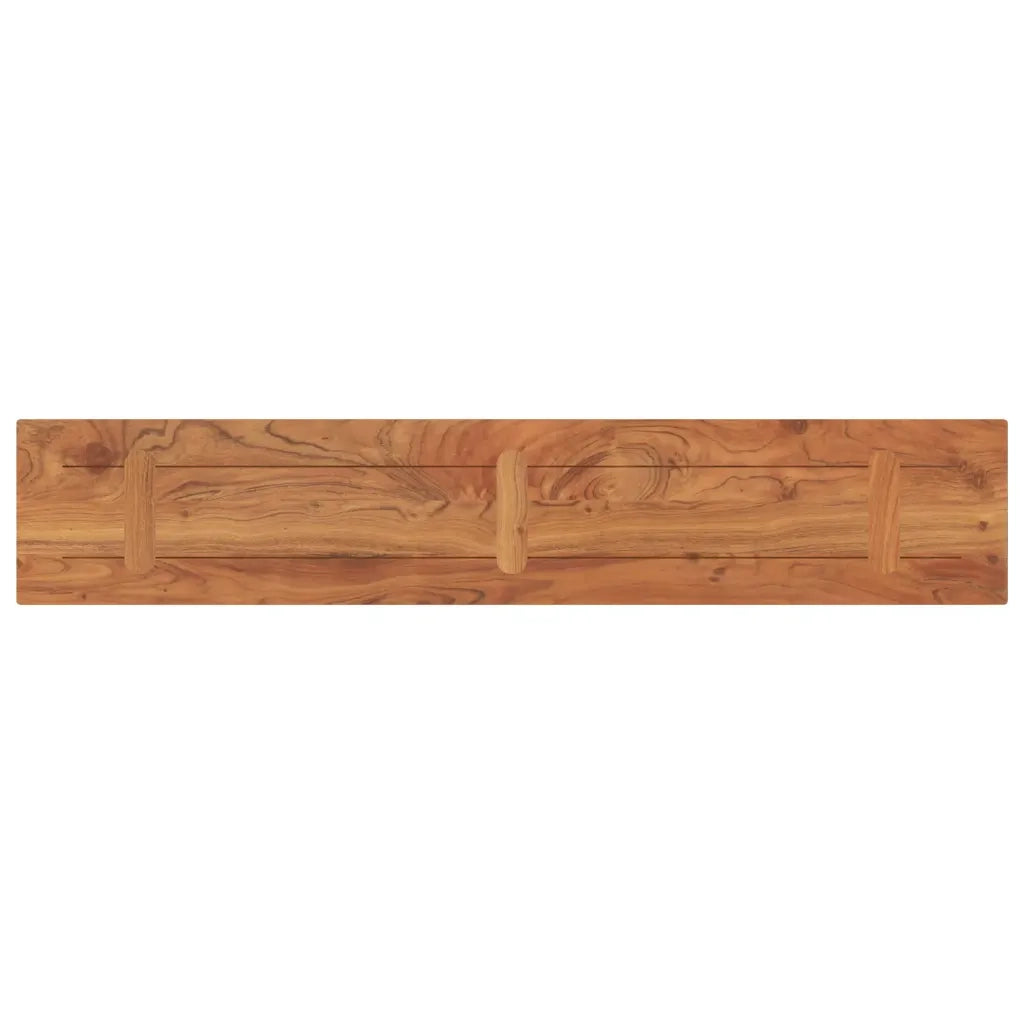 Piano Tavolo 140x20x3,8 cm Rettangolare Legno Massello Acacia 370952