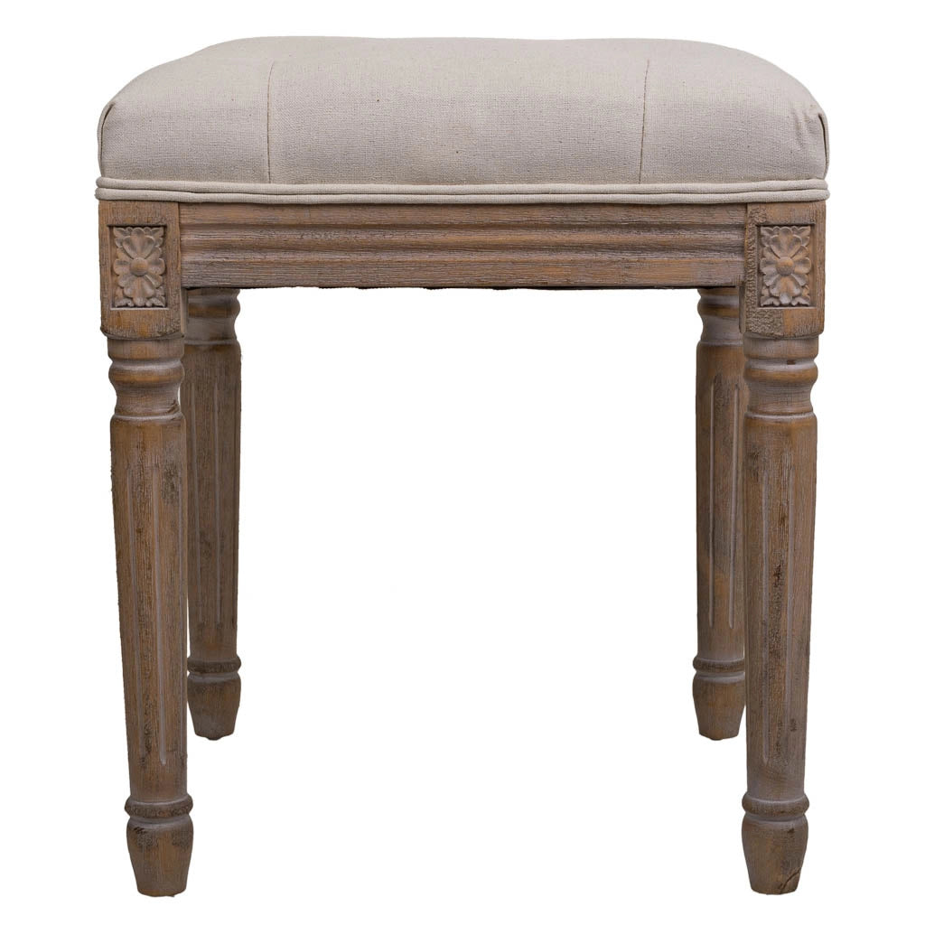 Sgabello in legno marrone 41x41x48h