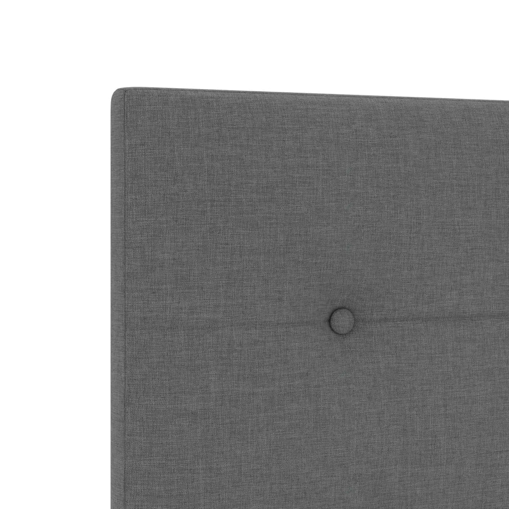 Letto box spring con materasso Grigio Scuro 200 x 200 cm 3452500
