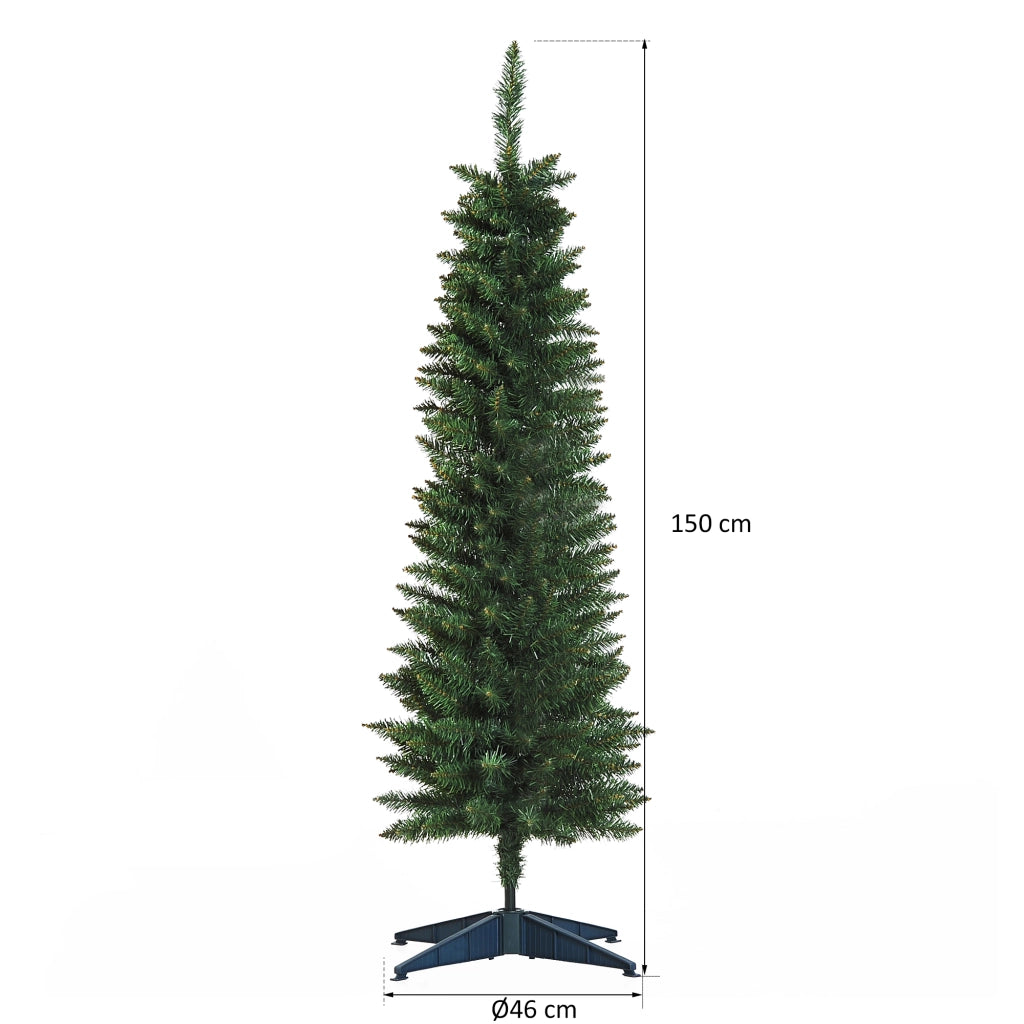Albero di Natale Artificiale 150 cm Verde ¨C zephmum ¨C 294 Rami con Base Scomponibile