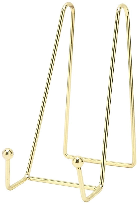 Supporto per esposizione fotografica in acciaio inox con base stabile e design elegante - Display standard multifunzionale con chiodi in metallo - Supporto per esposizione stabile per oggetti d'arte - Display standard per esposizione di oggetti di design