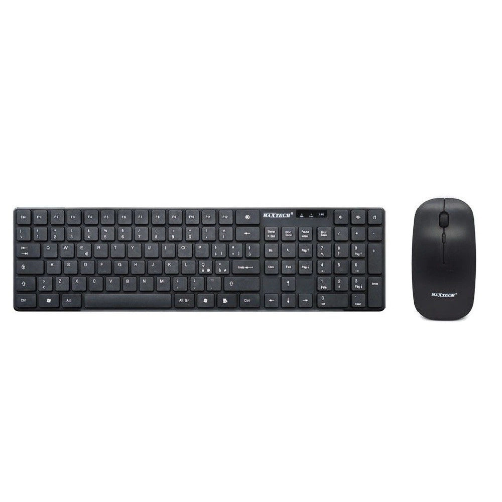 Trade Shop - Kit Tastiera Wireless Mouse Impermeabile 2.4ghz Per Pc Layout Italiano Ek-845m -