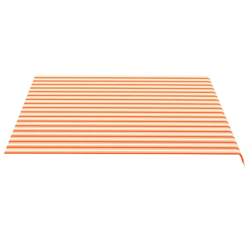 Tessuto di Ricambio per Tenda da Sole Giallo e Arancio 4x3,5 m