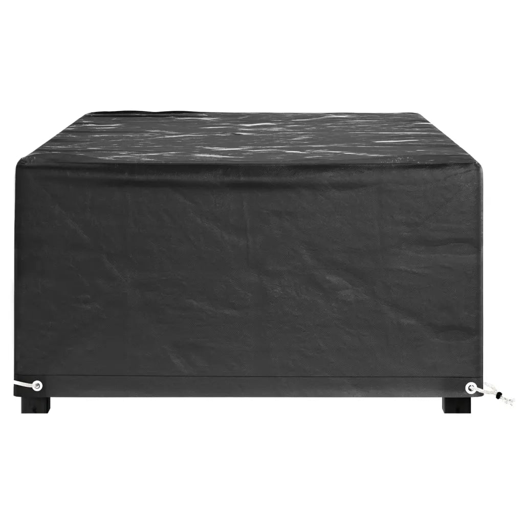 Coperture Mobili Giardino | Telone per mobili da esterni 2 pz 8Occhielli 125x70x35 Rettangolari