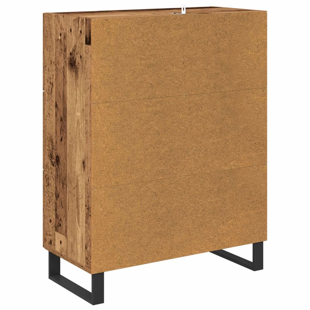Credenza | Madia | Buffet da pranzo | Armadio da pranzo con cassetto Legno vecchio 69,5 x 34 x 90 cm