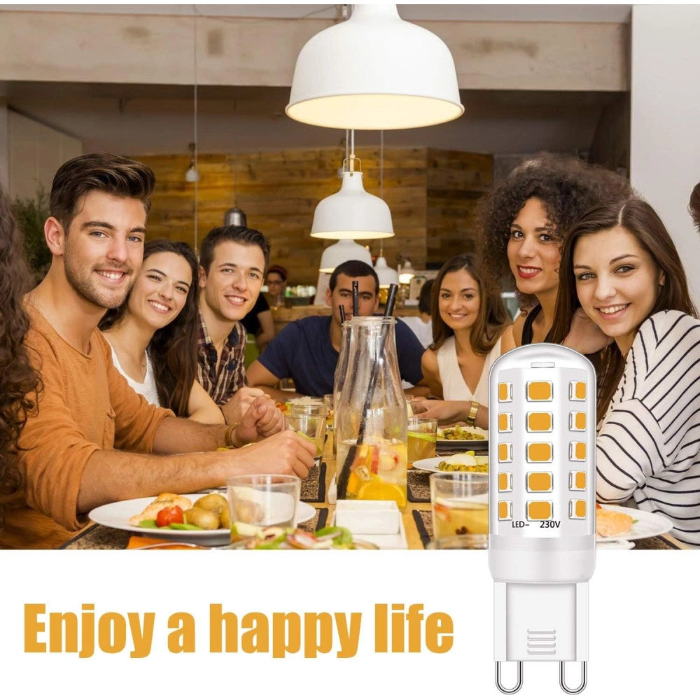 Trade Shop - Lampadina Faretto 3.5w Led 40 Smd 2835 Attacco G9 Luce Bianca Fredda Calda 220v - -bianco Caldo      -