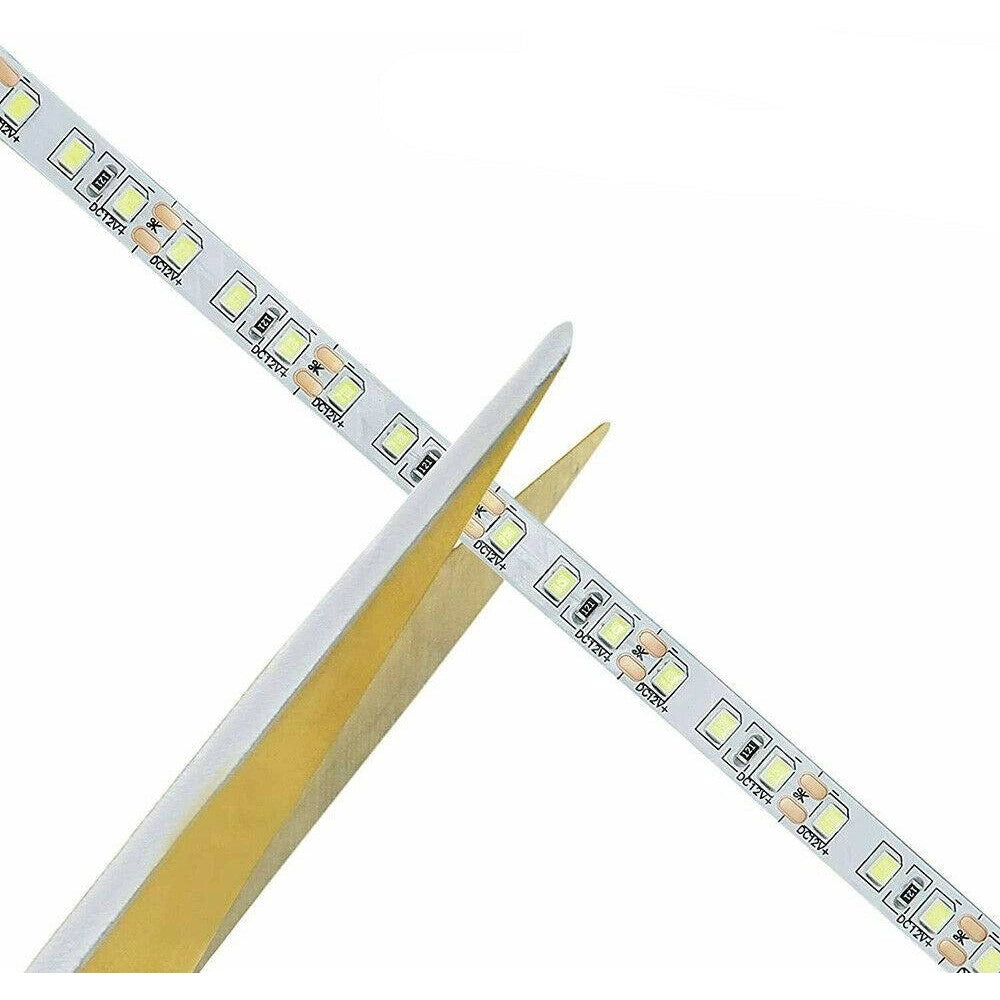 Trade Shop - Striscia Led 2835 Strip 5mt Bobina Luce 3000k 4000k 6500k Blu Ip22 2835-12v -