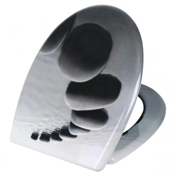 Sedile WC in pietra nera Duroplast 19_0000737